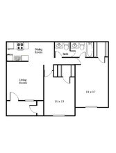 Sausalito 2x1.5 140 floor plan